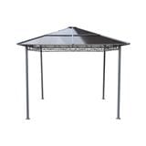 HOMEPRO SPRING TENT POLYCARBONATE W300XD300XH275 CM DARK GRAY