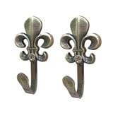 HOLDBACK FLOWER BRASS HOME LIVING STYLE