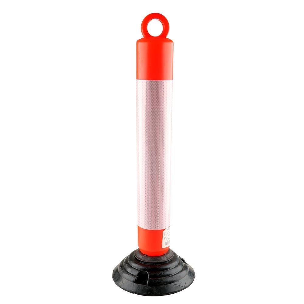 TRAFFIC BALLARD RIGHT 80CM RED