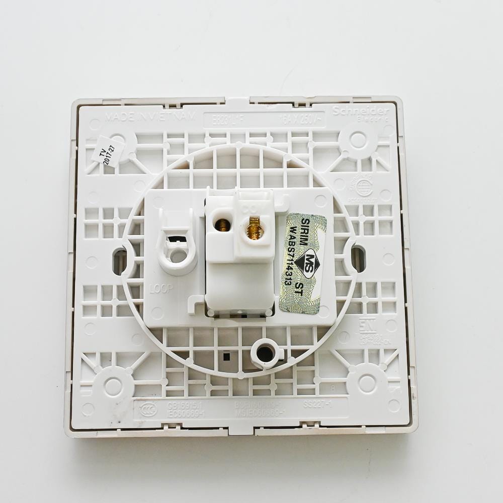 SCHNEIDER PIENO 1GANG 1WAY SWITCH E8231L1F_WG_G11