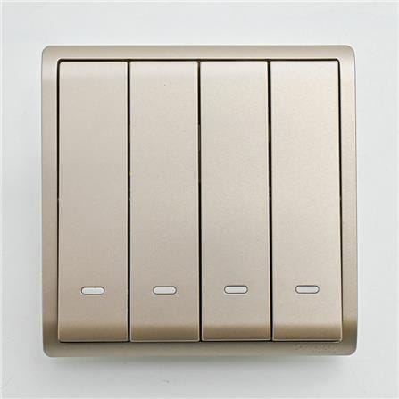 SCHNEIDER PIENO 4GANG 1WAY SWITCH E8234L1F_WG_G11