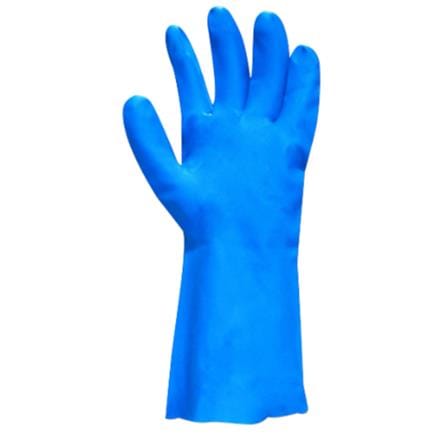 POLYCO  REUSABLE NITRILE GLOVES 946BL #9 (BLUE)