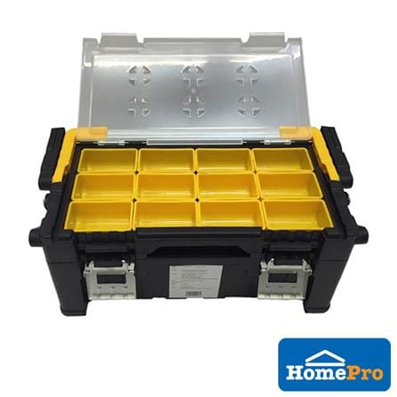 HOMEPRO HUALEI TOOL BOX DIY HL30143 45.5X24X20 CM BLACK-YELLOW