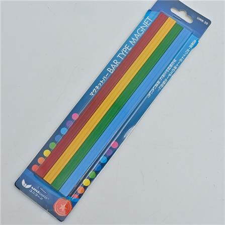 UNICORN MAGNETIC BAR TYPE 200MM X 4PCS MIX COLOUR