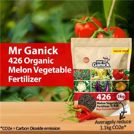 MR GANICK 426 ORGANIC MELON VEGETABLES FERTILIZER 1KG