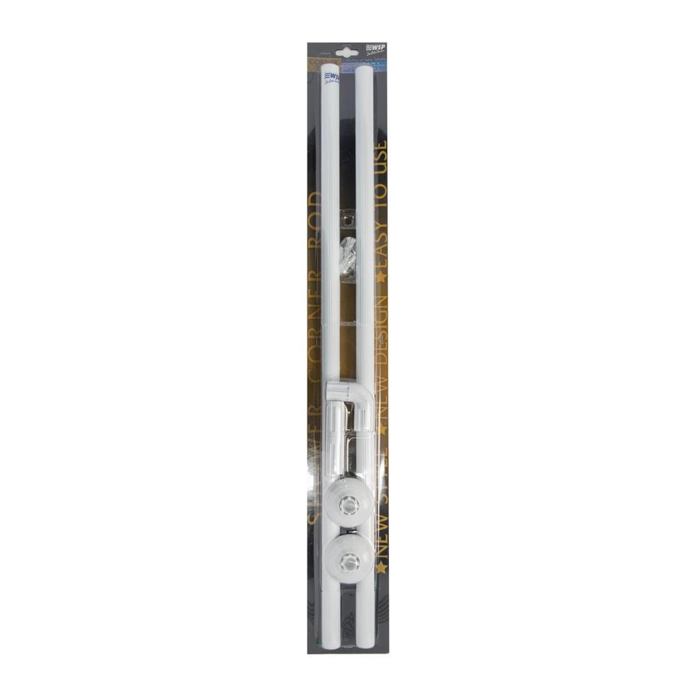SHOWER CURTAIN ROD WSP 2IN1 LT2 80X80CM