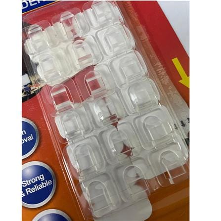 REX WIRE HOLDER CLIP REMOVABLE HOOK 1819 CLEAR