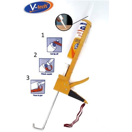 V-TECH GLASS & METAL SEALANT VT218W 300ML