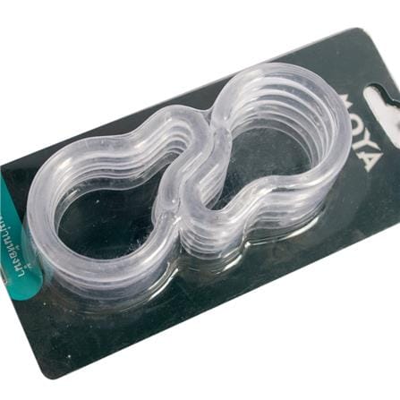 MOYA SHOWER CURTAIN HOOK HK-01 CLEAR