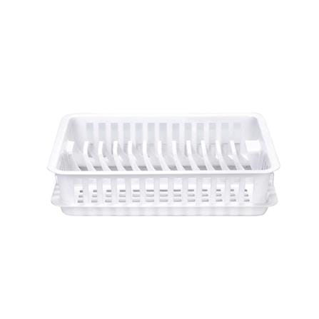 MINI PLASTIC DISH DRAINER WITH TRAY SN 540 WHITE