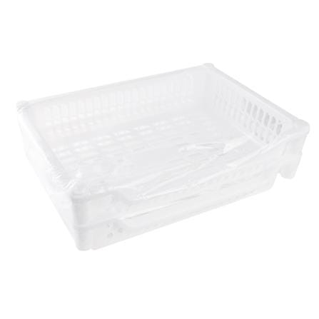 2-TIER PLASTIC STORAGE SHELF JCJ 2202/2 WHITE