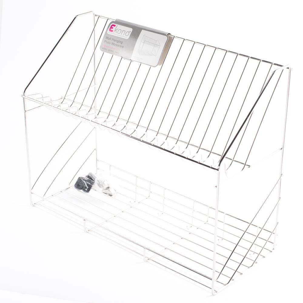 STAINLESS STEEL DISH DRAINER WALL UNIT EKONO 50CM
