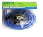 CENTO LPG REGULATOR SET WITH 2 CLIP 1.2M WHITE HOSE