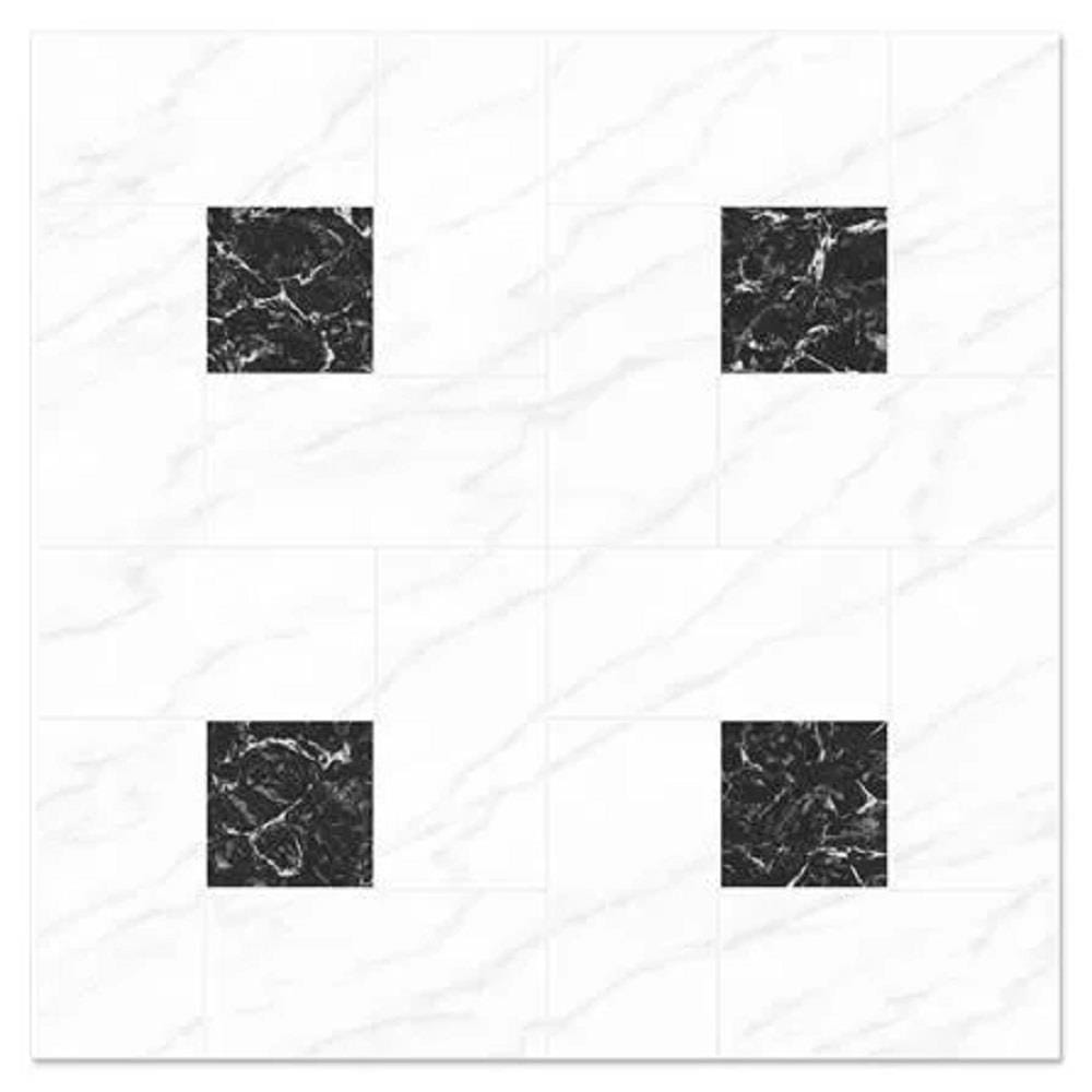 TARA FLOORTILE 40X40CM CASA BLACK AND WHITE 0.96M2