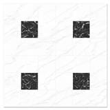 TARA FLOORTILE 40X40CM CASA BLACK AND WHITE 0.96M2