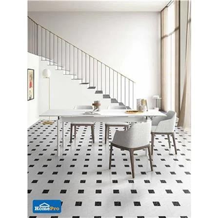 TARA FLOORTILE 40X40CM CASA BLACK AND WHITE 0.96M2