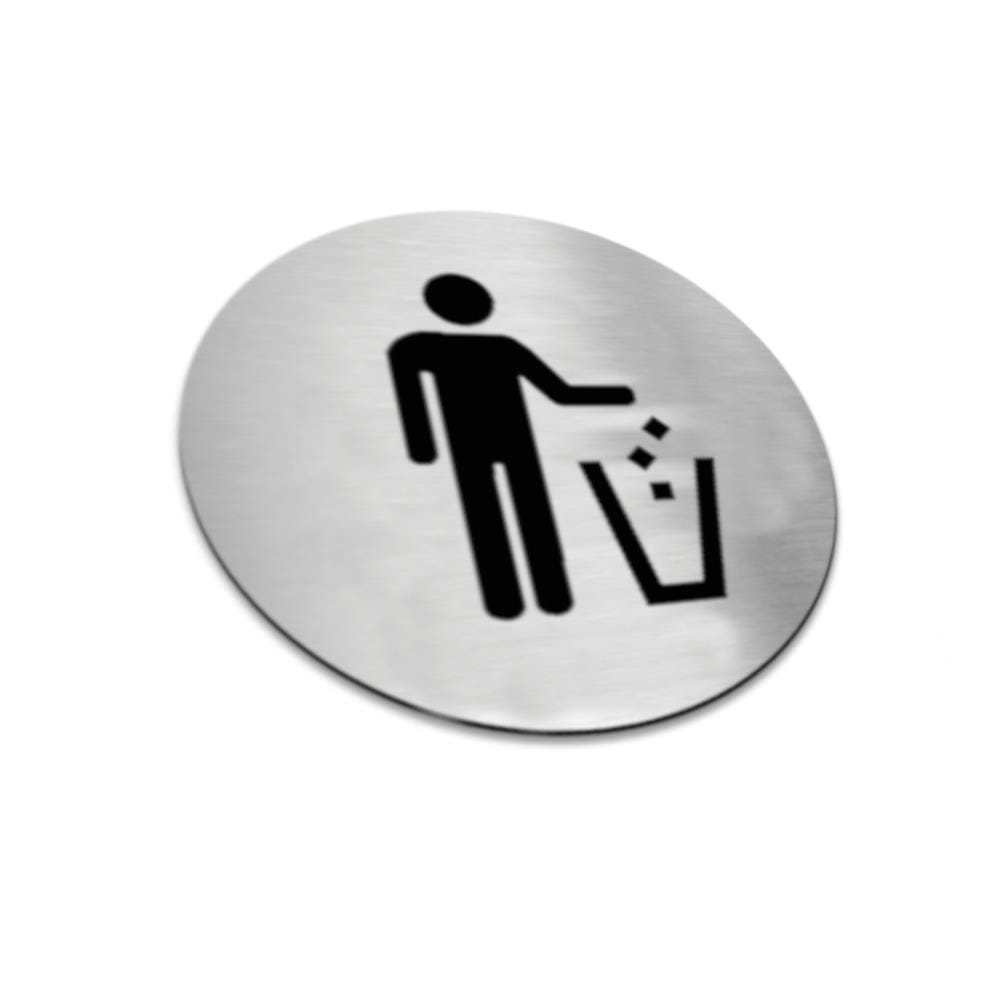 AVIO DESTINATION BOARD-TRASH SIGN 6.7CM