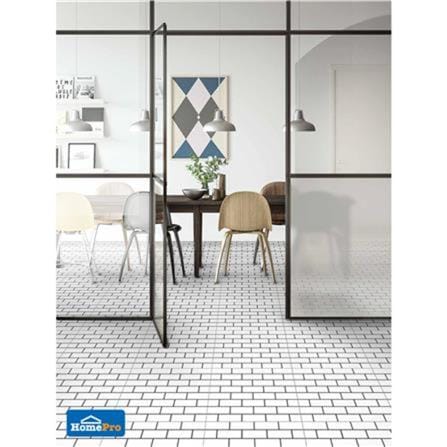 TARA FLOOR TILE 40x40CM COSMO BLACK AND WHITE 0.96M2