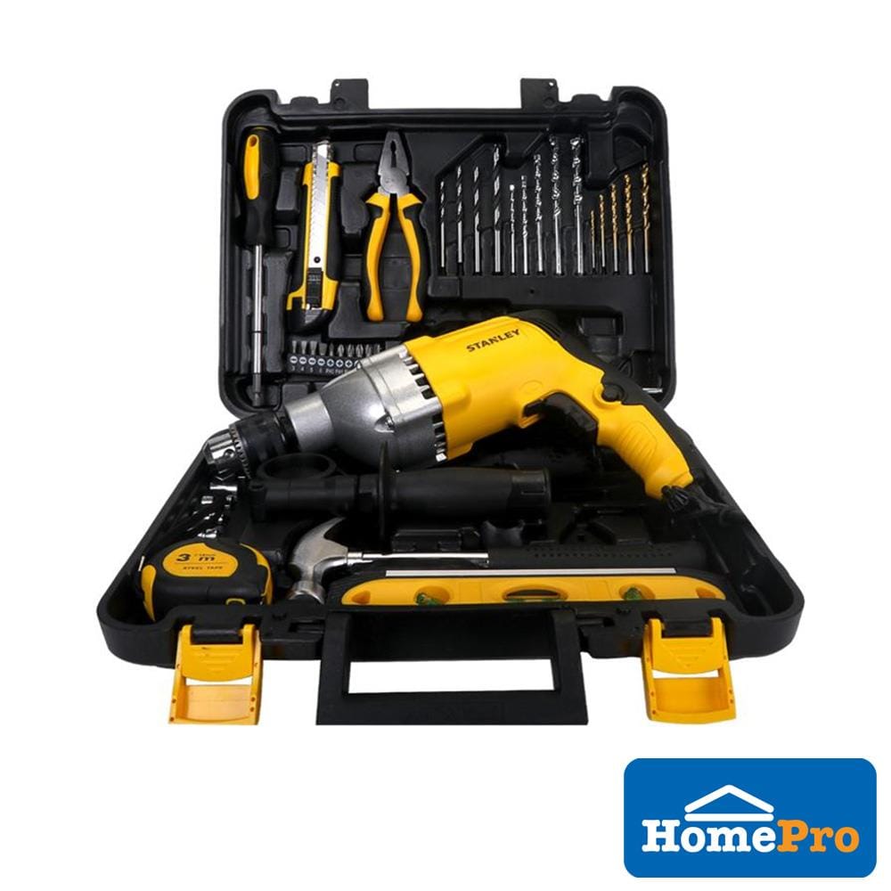 STANLEY IMPACT DRILL SET 40EA STDH7213V 720W YELLOW