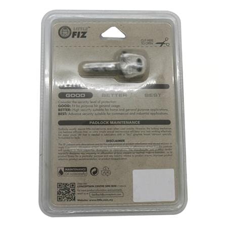 LITTLE FIZ CHROME PADLOCK SINGLE 60MM 1 EACH