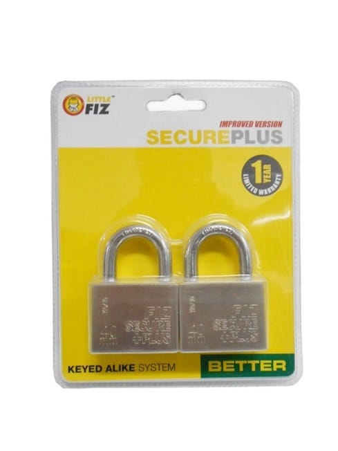 LITTLE FIZ CHROME KEYED ALIKE 40MM 2 EACH
