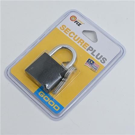 LITTLE FIZ IRON PADLOCK SINGLE 40MM BLACK 1 EACH