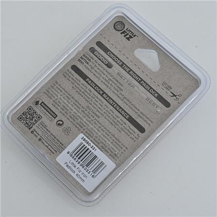 LITTLE FIZ IRON PADLOCK SINGLE 40MM BLACK 1 EACH