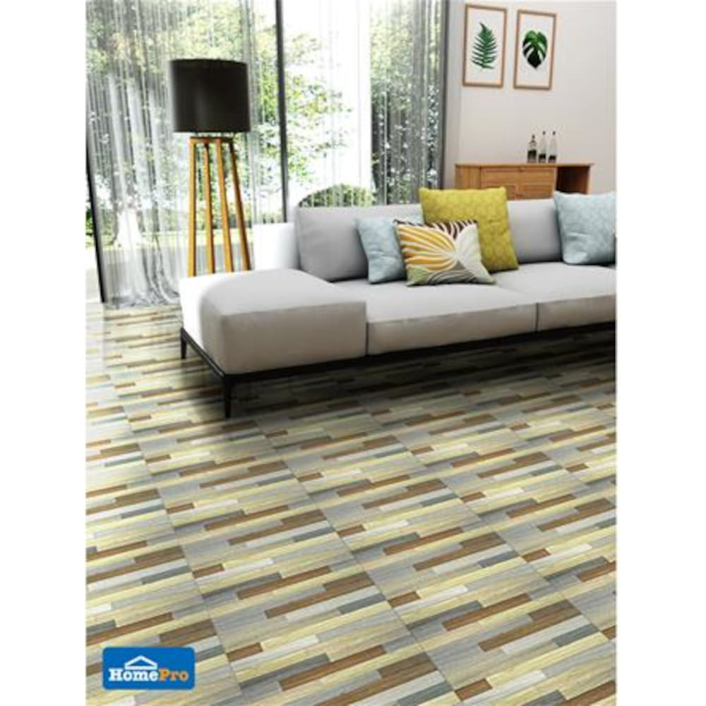 TARA FLOORTILE 40X40CM FUSE WOOD BROWN 0.96M2