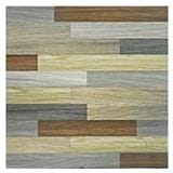 TARA FLOORTILE 40X40CM FUSE WOOD BROWN 0.96M2