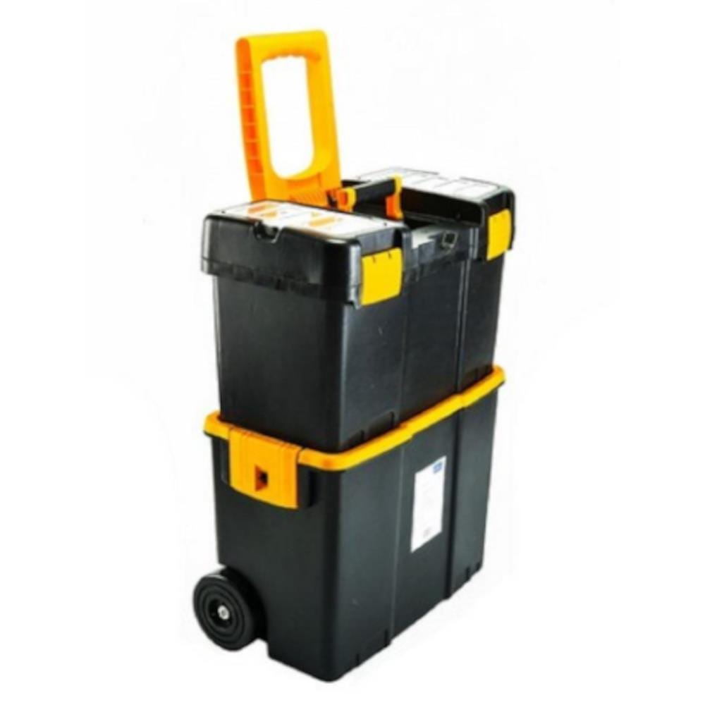 HUALEI TOOL BOX PLASTIC ROLLER TRANSFORMER  44X24X64 CM (HL3042-O) BLACK