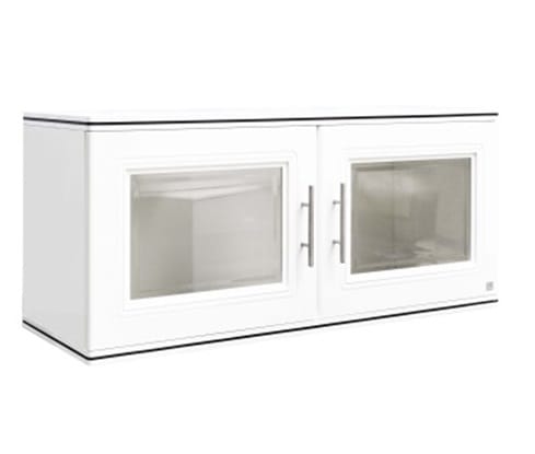 KING HANG HALF CABINET 2DOOR ZERCON WHITE