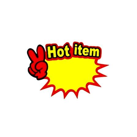 UNICORN ADVERTISING POP CARD HOT ITEM SIGN 10PCS EACH