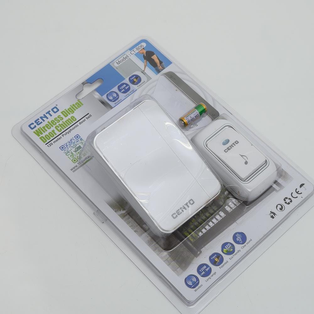SINGLE CHIME WIRELEsS DOORBELL CT-B06 CENTO
