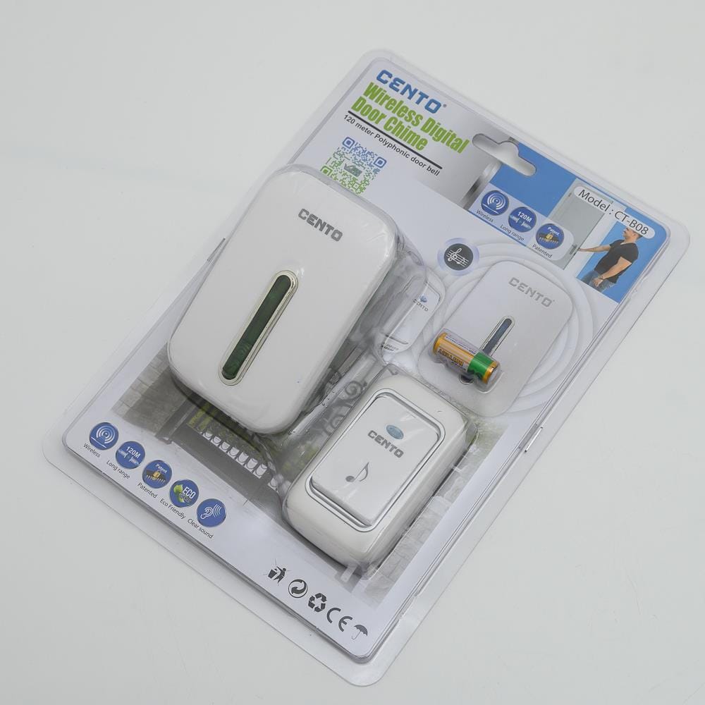 SINGLE CHIME WIRELESS DOORBELL CT-B08 CENTO