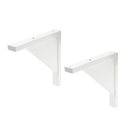 WOODEN BRACKET FASTTECH 24X25.5CM WHITE
