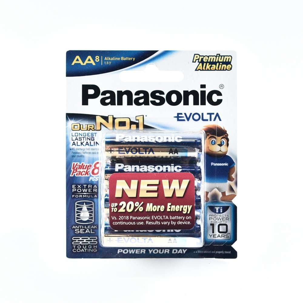 PANASONIC EVOLTA AA 8PCS 1.5V LR6EG/8B