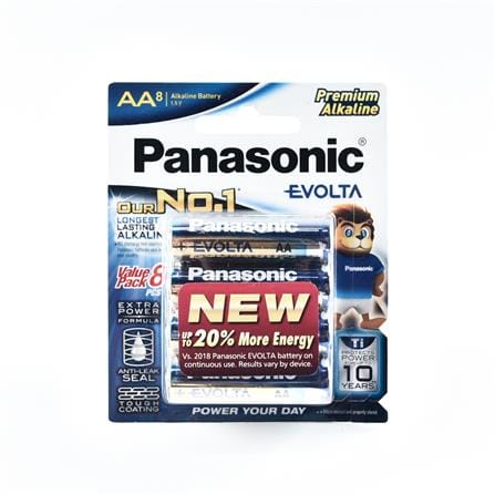 PANASONIC EVOLTA AA 8PCS 1.5V LR6EG/8B