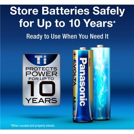 PANASONIC EVOLTA AA BATTERY 2PCS 1.5V LR6EG/2B