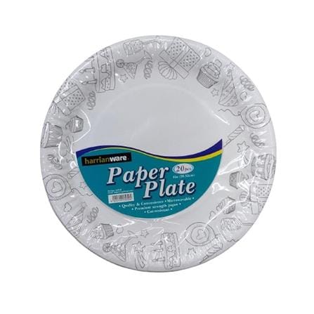 HARRIANWARE PAPER PLATE  8IN 20S