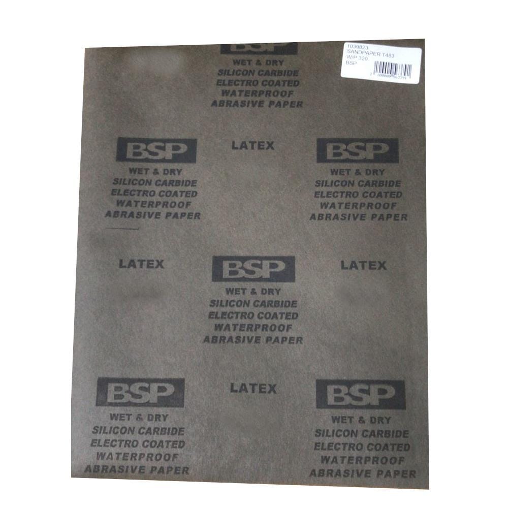 BSP SANDPAPER WATERPROOF 180 GRIT T483