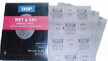 BSP SANDPAPER WATERPROOF 180 GRIT T483