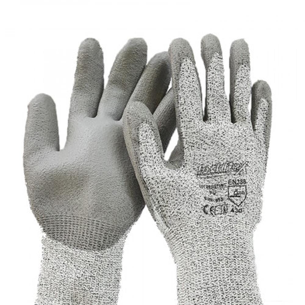 LOCKFLEX HPPE NITRILE-COATED + PU GLOVES GREY