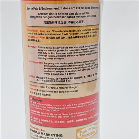 MR.101 ORGANIC CAT REPELLENT SPRAY 1L