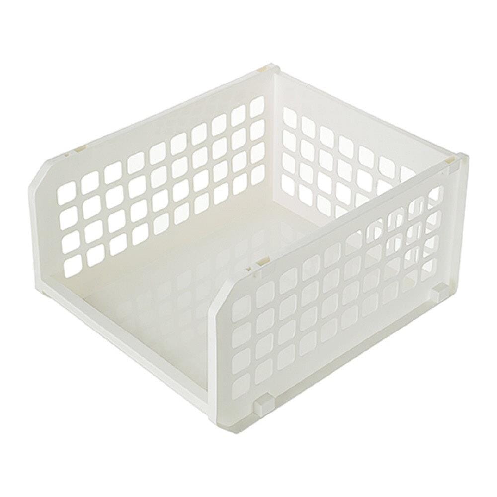KEYWAY STACKABLE BASKET P50086 W46.7XD24.1XH38.4 CM WHITE
