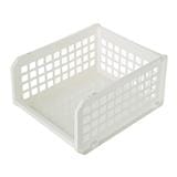 KEYWAY STACKABLE BASKET P50086 W46.7XD24.1XH38.4 CM WHITE