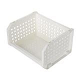 KEYWAY STACKABLE BASKET P50079 W32XD19XH25.7 CM WHITE