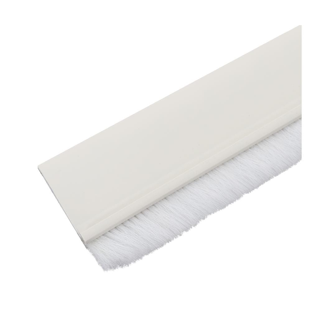 BRUSH DOOR SWEEP FITT 14080 100CM WHITE
