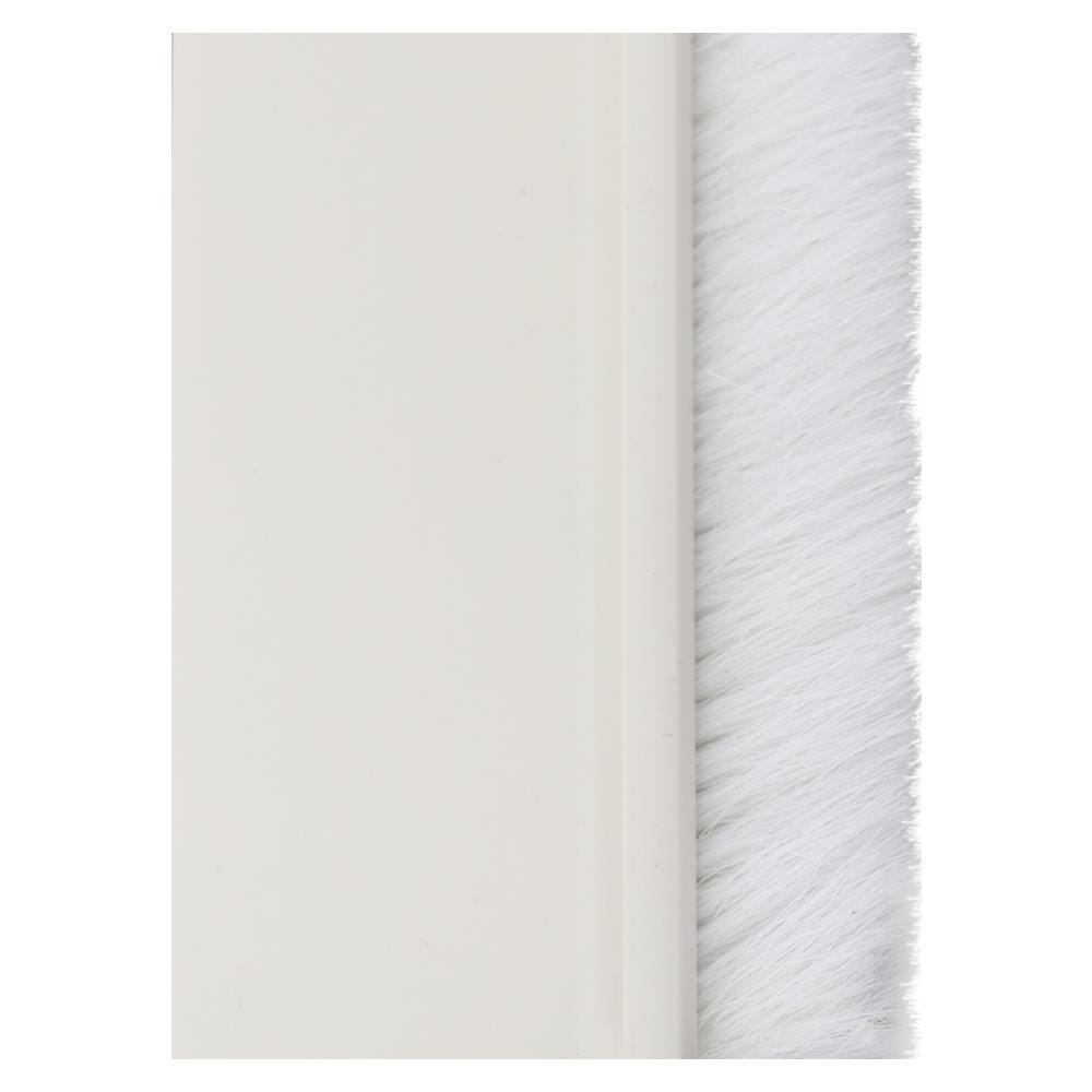 BRUSH DOOR SWEEP FITT 14080 100CM WHITE