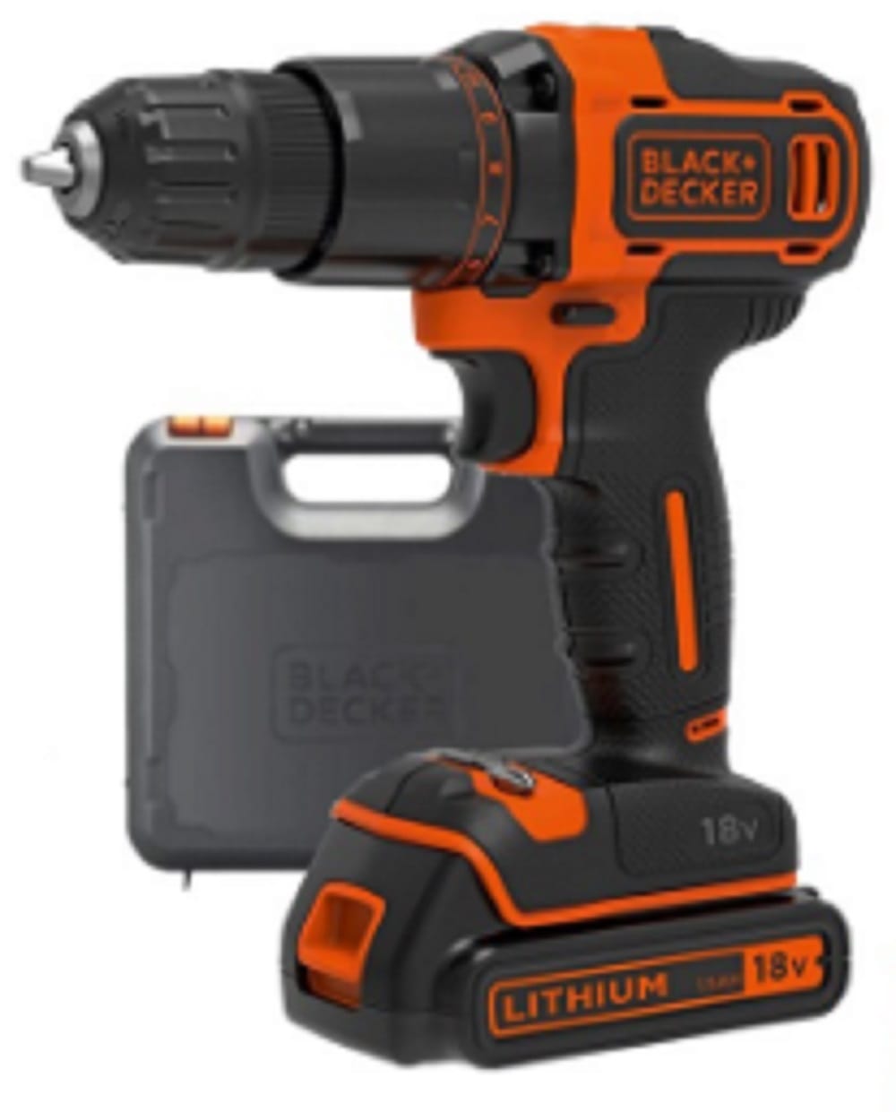 18V CORDLESS HAMMER DRILL BLACK & DECKER BDCHD18K