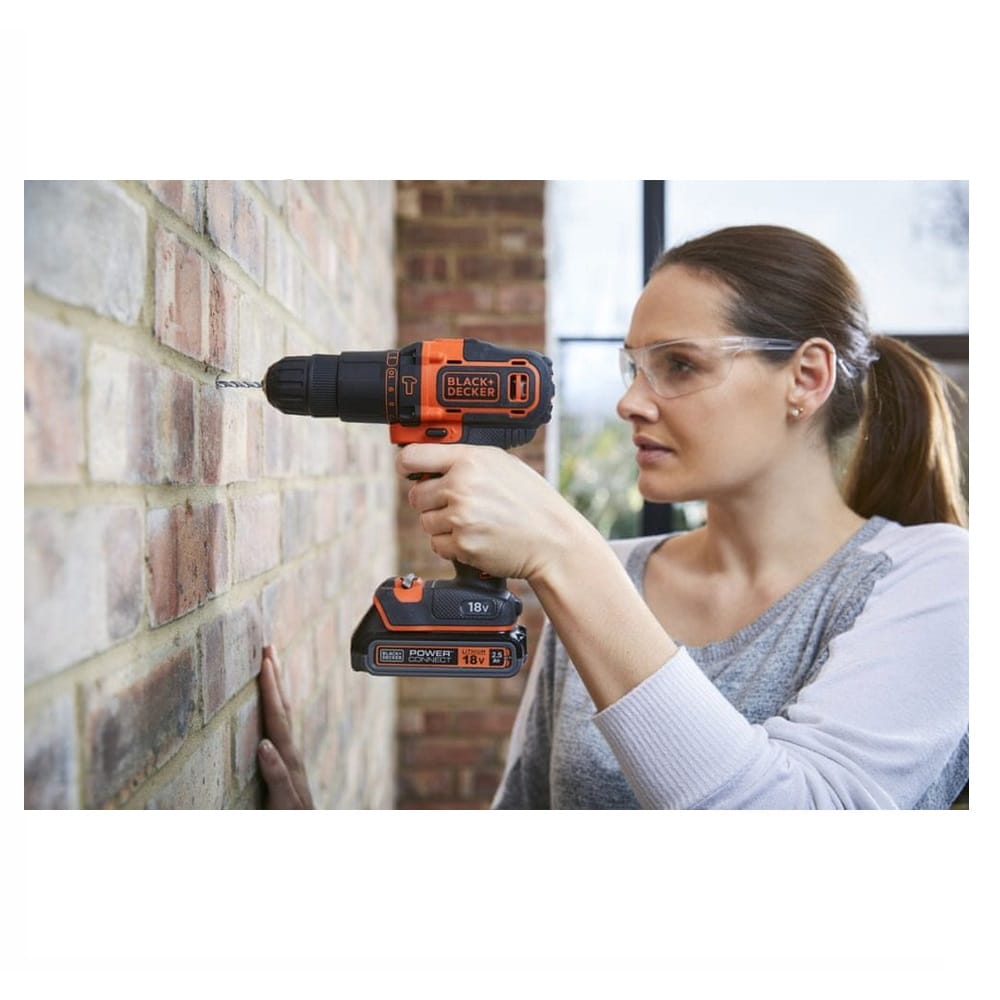 18V CORDLESS HAMMER DRILL BLACK & DECKER BDCHD18K